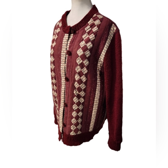 Upcycled Quilt Cardigan/Jacket - Picture 2 of 5